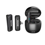 میکروفون یقه ای بی سیم بویا مدل BY-WM3T-U2 رابط Type-C با باکس شارژ