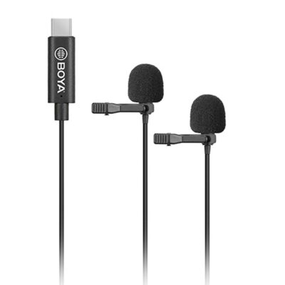 میکروفون یقه ای با سیم بویا مدل BY-M3D رابط Type-C