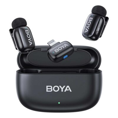 میکروفون یقه ای بی سیم بویا مدل Boya MINI 15 رابط Lightning