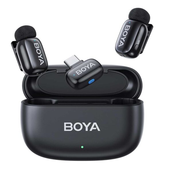 میکروفون یقه ای دو کاربره بویا مدل 14 BOYA MINI رابط Type C