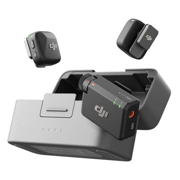 میکروفون یقه ای بی سیم دو کاربره دی جی آی مدل DJI MIC MINI