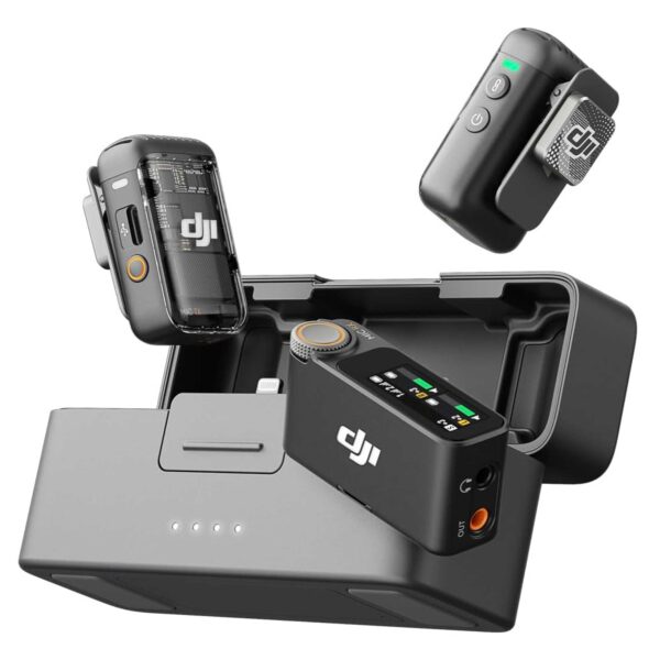 میکروفون یقه ای بی سیم دی جی آی مدل DJI DUAL MIC 2