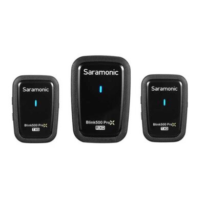 میکروفون یقه ای بی سیم دوتایی سارامونیک مدل Blink 500 Prox Q20