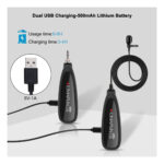 میکروفون یقه ای بی سیم کیمافون مدل KM-G130-1