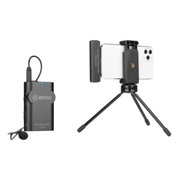 میکروفون یقه ای بی سیم بویا مدل BY-WM4 PRO-K3 رابط Lightning