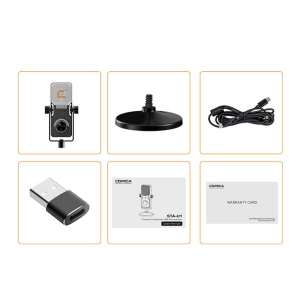 میکروفون استودیویی کامیکا مدل STA-U1 رابط USB