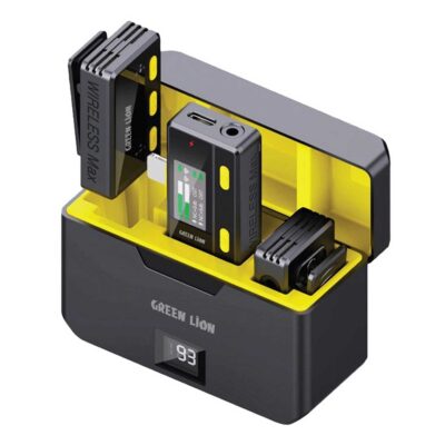 میکروفون یقه ای بی سیم گرین لاین مدل GNWMICRTCBK رابط Type-C
