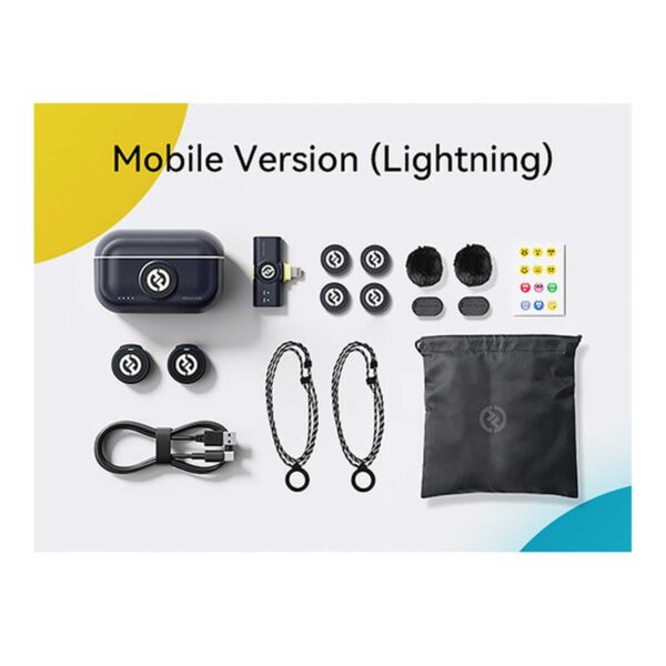 میکروفون یقه ای بی سیم هالی لند مدل LARK M2 COMBO