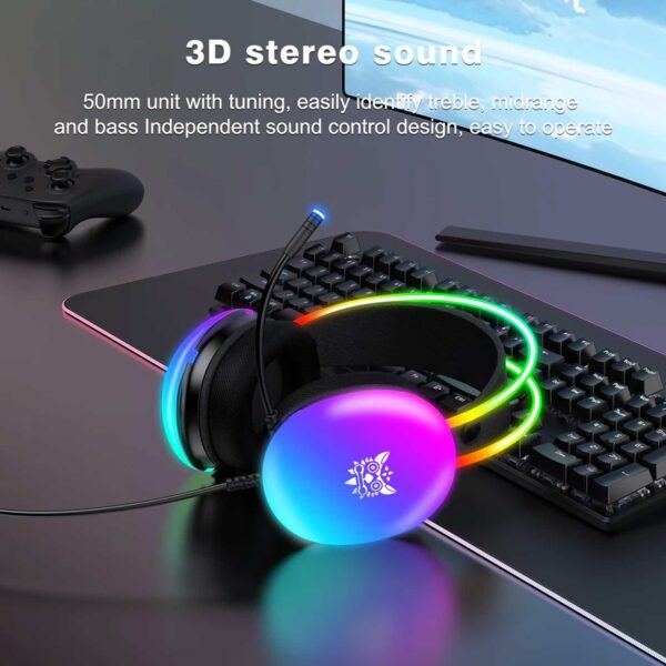 هدست گیمینگ با سیم اونیکوما مدل X25 RGB