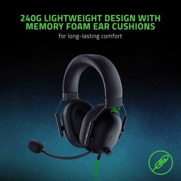 هدست گیمینگ با سیم ریزر مدل BLACKSHARK V2X