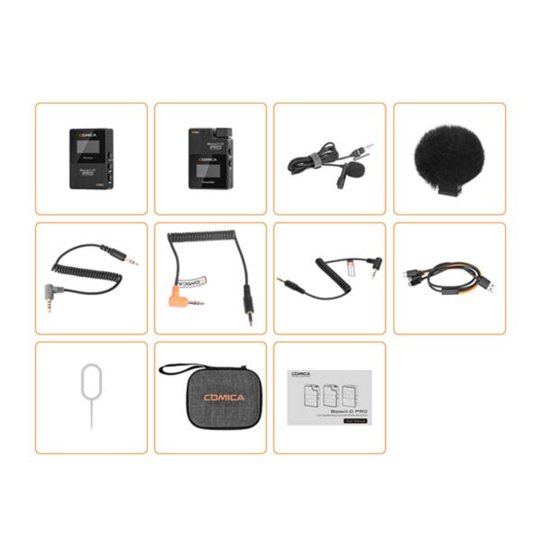 میکروفون یقه ای بی سیم کامیکا مدل BoomX-D Pro D1