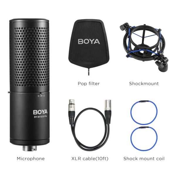 میکروفون استودیویی بویا مدل BY-M1000 PRO