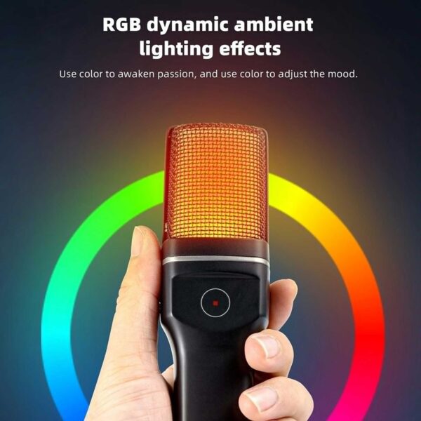 میکروفون استودیویی بی سیم یانمای مدل SF777W RGB