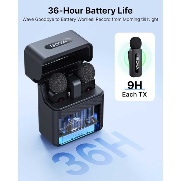 میکروفون یقه ای بی سیم بویا مدل V30 رابط Type C