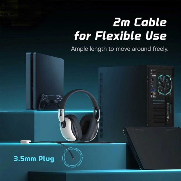 هدفون گیمینگ با سیم باسئوس مدل GoPlay 1 Max