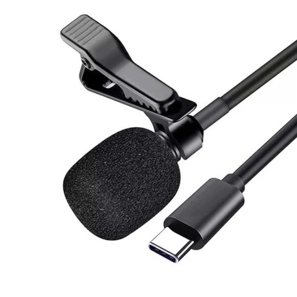 میکروفون یقه ای باسیم Type-C ایکس او مدل MKF02 طول 2 متر