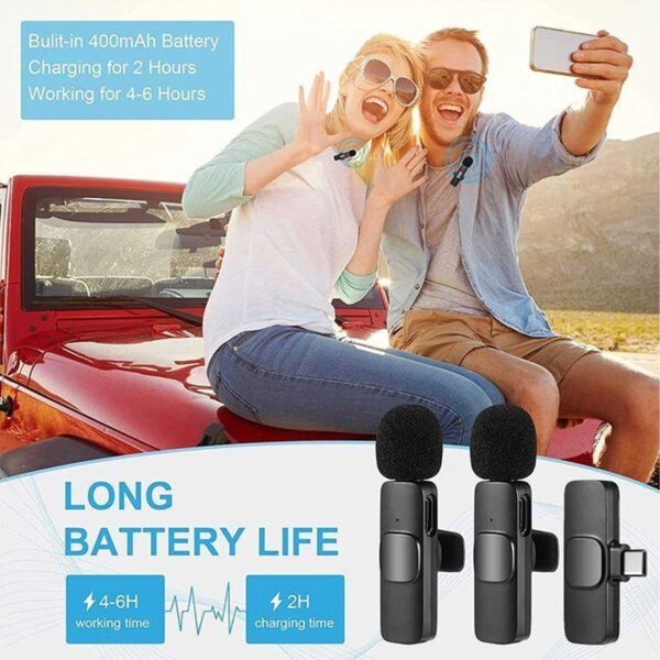 میکروفون یقه ای بی سیم گرین لاین مدل 3in1