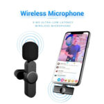 میکروفون یقه ای بی سیم تک میکروفونه مدل K8 با رابط Type-Cو Lightning