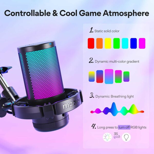 میکروفون استودیويی ماونو مدل DGM20S RGB