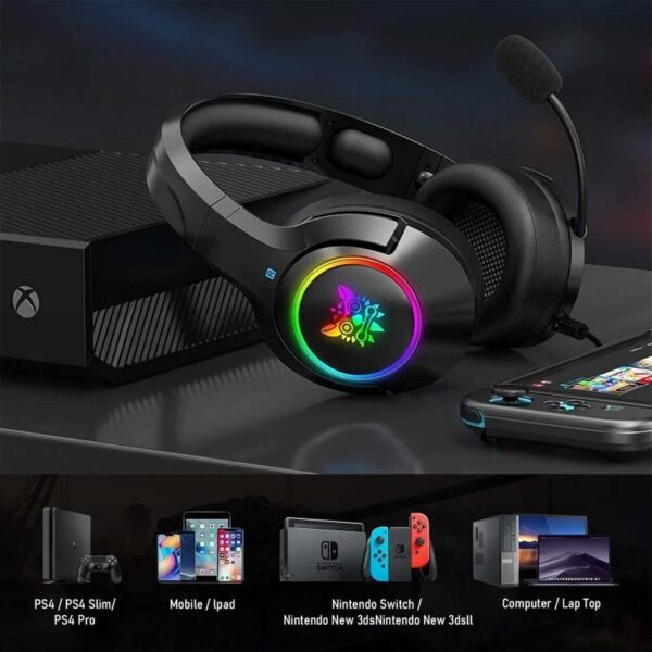 هدست گیمینگ با سیم اونیکوما مدل K9 RGB