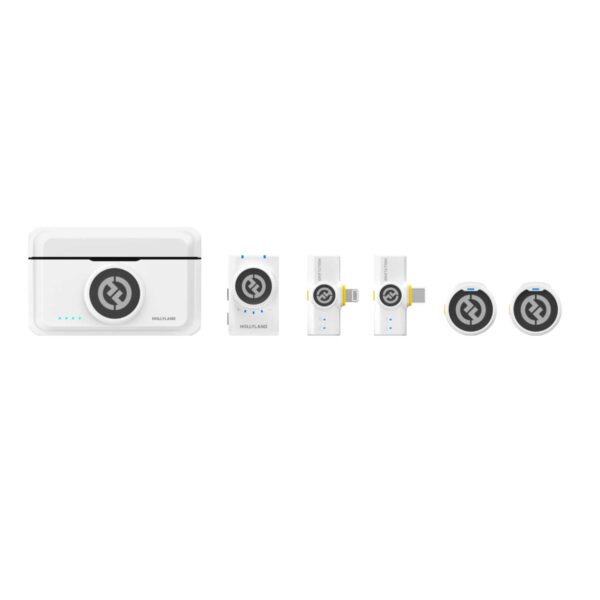 میکروفون یقه ای بی سیم هالی لند مدل LARK M2 COMBO