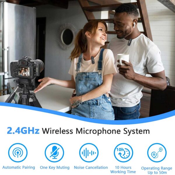 میکروفون یقه ای بی سیم بویا مدل BY-WM3T2-M2