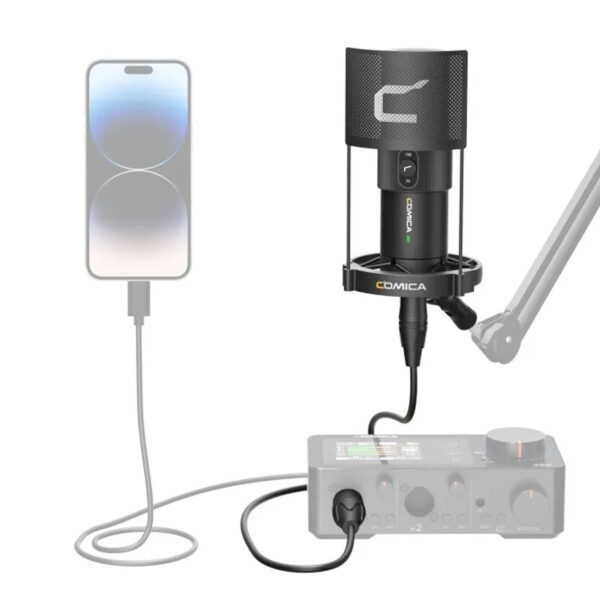 میکروفون استودیویی کامیکا مدل STA-X2 رابط XLR