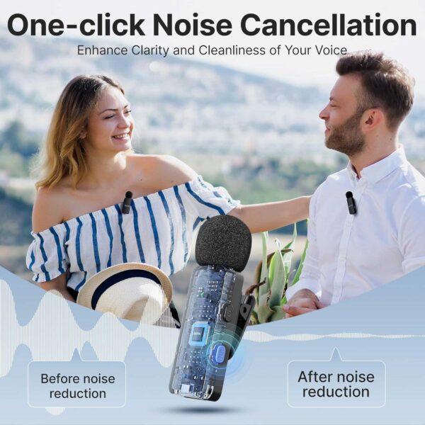 میکروفون یقه ای بی سیم بویا مدل V4U رابط Type C