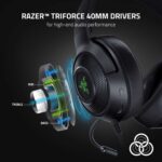 هدفون گیمینگ با سیم ریزر مدل Kraken V3 RGB