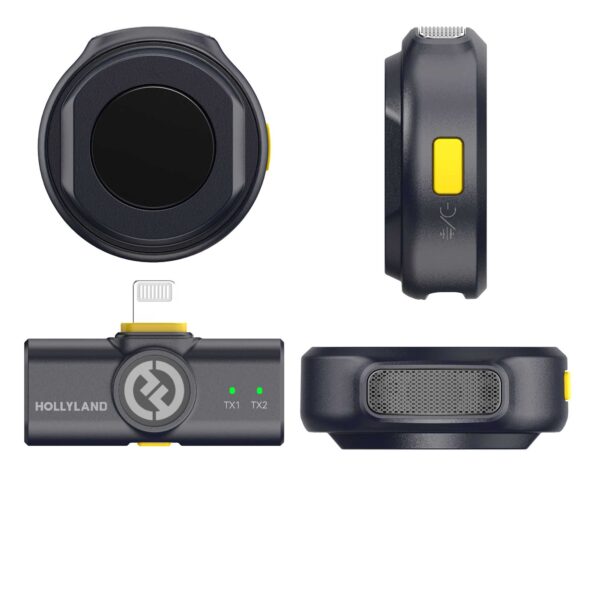 میکروفون یقه ای بی سیم هالی لند مدل LARK M2 COMBO