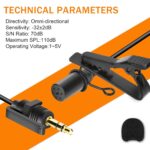 میکروفون یقه ای با سیم کامیکا مدل CVM-SM-O1