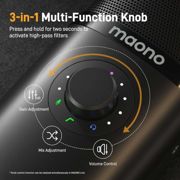 میکروفون استودیویی ماونو مدل PM450S RGB