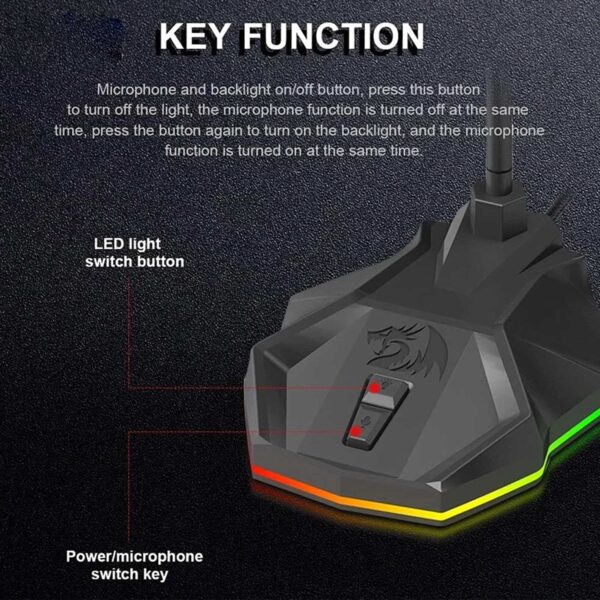 میکروفون رومیزی ردراگون مدل GM99 STIX RGB