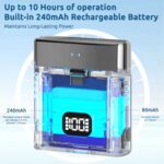 میکروفون یقه ای بی سیم دو کاربره یانمای مدل GF323 رابط Type-C و Lightning