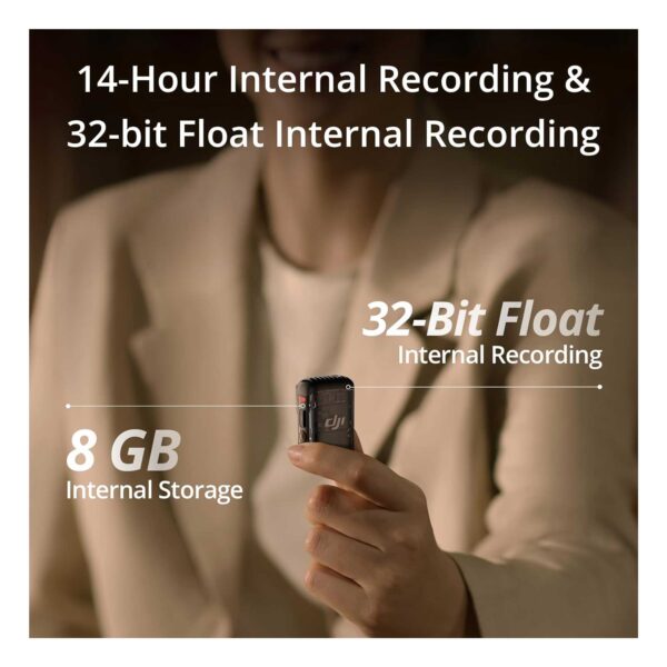 میکروفون یقه ای بی سیم دی جی آی مدل DJI DUAL MIC 2