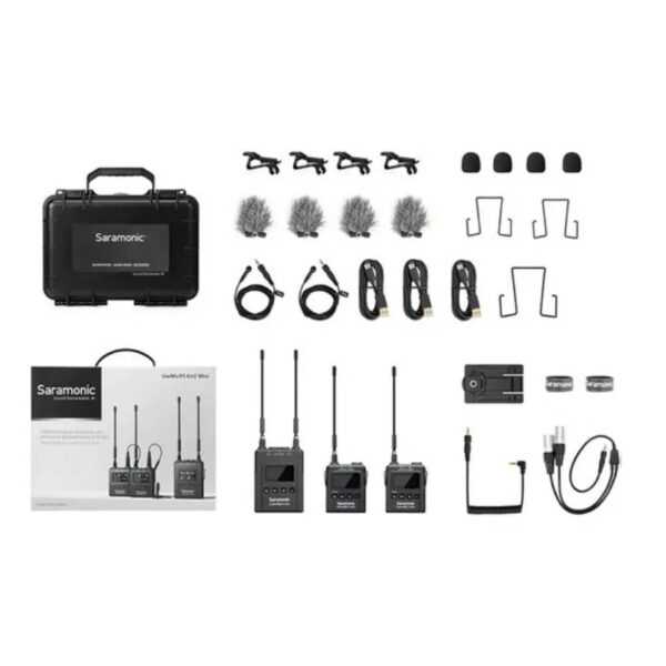 میکروفون یقه ای بی سیم سارامونیک مدل UWMIC9S Mini Kit 2