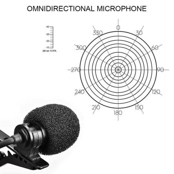 میکروفون یقه ای با سیم کامیکا مدل CVM-V01SP