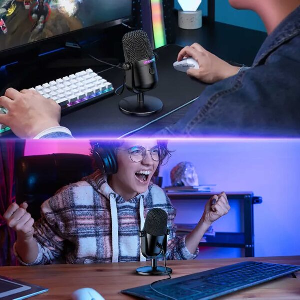 میکروفون گیمینگ رومیزی اونیکوما مدل M830 RGB