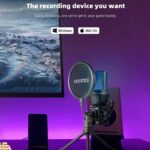 میکروفون استودیویی بی سیم یانمای مدل SF777W RGB