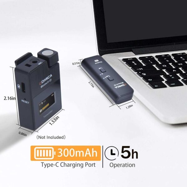 گیرنده میکروفون یقه ای بی سیم کامیکا BoomX-D MI RX