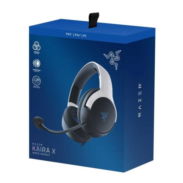 هدست باسیم گیمینگ ریزر مدل Kaira X نسخه PlayStation