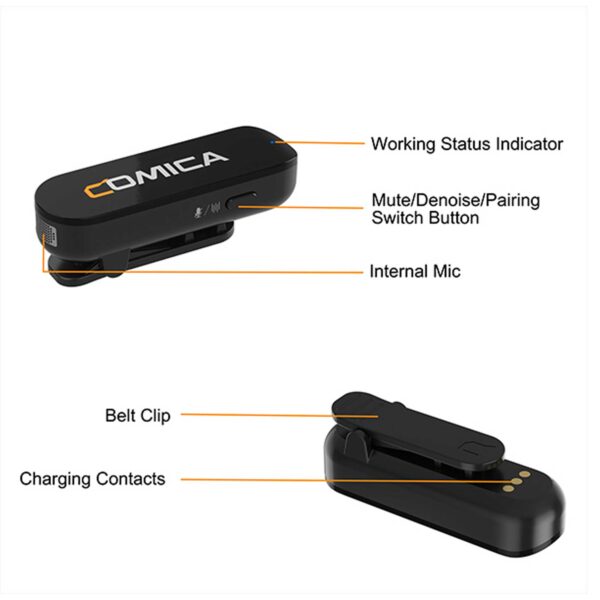 میکروفون بی سیم یقه ای کامیکا مدل Vimo S-UC