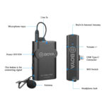 میکروفون یقه ای بی سیم بویا مدل BY-WM4 PRO-K6 رابط Type-C
