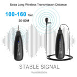 میکروفون یقه ای بی سیم کیمافون مدل KM-G130-1