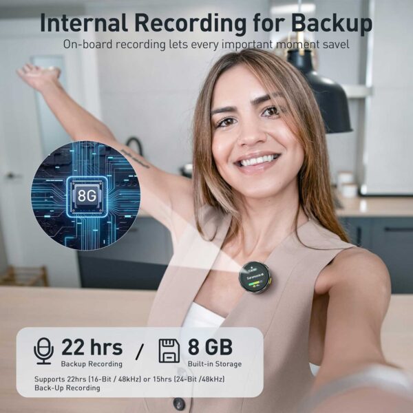 میکروفون یقه ای بی سیم سارامونیک مدل BlinkMe U2