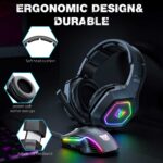 هدست گیمینگ با سیم اونیکوما مدل K10 7.1 RGB