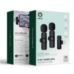 میکروفون یقه ای بی سیم گرین لاین مدل 3in1