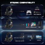 هدست گیمینگ با سیم اونیکوما مدل K10 PRO RGB