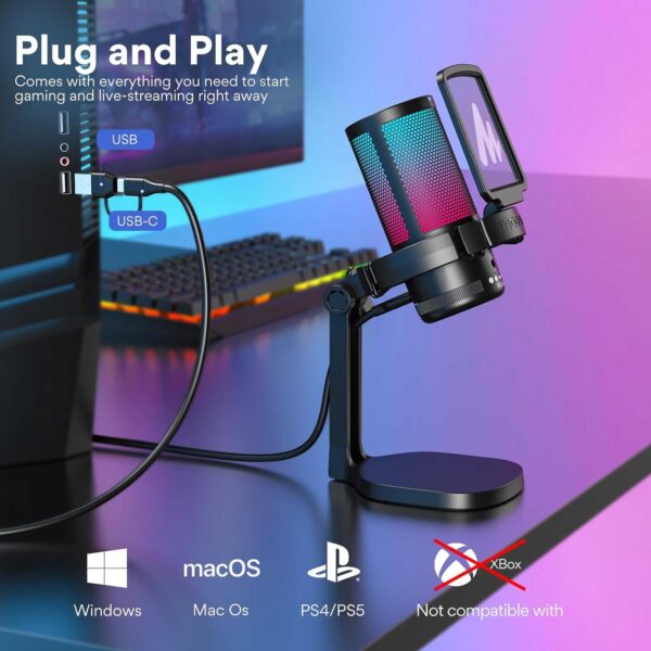 میکروفون استودیويی ماونو مدل DGM20 RGB