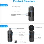میکروفون یقه ای بی سیم بویا مدل BY-V20 رابط Type-C